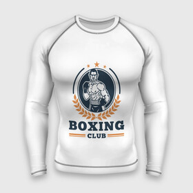 Мужской рашгард 3D с принтом BOXING CLUB ,  |  | бокс | клуб | перчатки | спорт | чемпион