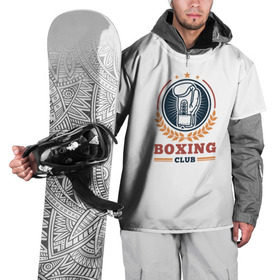 Накидка на куртку 3D с принтом BOXING CLUB , 100% полиэстер |  | бокс | перчатки | спорт | чемпион