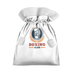 Подарочный 3D мешок с принтом BOXING CLUB , 100% полиэстер | Размер: 29*39 см | бокс | перчатки | спорт | чемпион