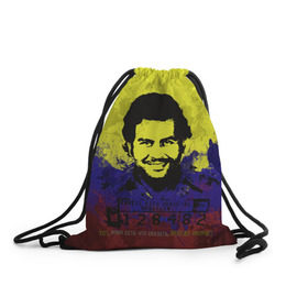 Рюкзак-мешок 3D с принтом Пабло Эскобар , 100% полиэстер | плотность ткани — 200 г/м2, размер — 35 х 45 см; лямки — толстые шнурки, застежка на шнуровке, без карманов и подкладки | колумбия | пабло | эскобар