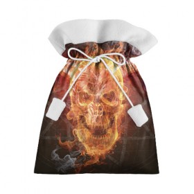 Подарочный 3D мешок с принтом Дьявол , 100% полиэстер | Размер: 29*39 см | ад | адский | адское пламя | дьявол | огонь | пламя