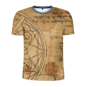 Мужская футболка 3D спортивная с принтом Код да Винчи , 100% полиэстер с улучшенными характеристиками | приталенный силуэт, круглая горловина, широкие плечи, сужается к линии бедра | загадки | знаки | история | культура | майя | надпись | тайна