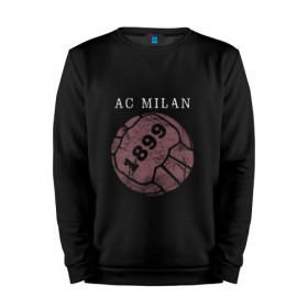 Мужской свитшот хлопок с принтом AC Milan - 1899 Vintage (2018) , 100% хлопок |  | 