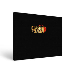 Холст прямоугольный с принтом Clash of Clans , 100% ПВХ |  | игра | кланс | клэш | онлайн | оф | стратегия