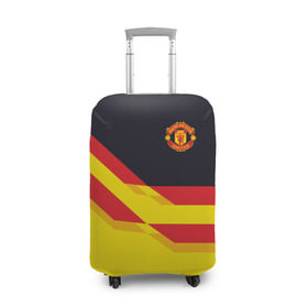 Чехол для чемодана 3D с принтом Manchester United 2018 , 86% полиэфир, 14% спандекс | двустороннее нанесение принта, прорези для ручек и колес | манчестер юнайтед | эмблема