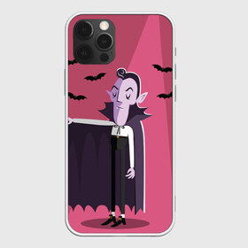 Чехол для iPhone 12 Pro Max с принтом Дракула , Силикон |  | dracula | halloween | helloween | вампир | день всех святых | детям | для детей | хеллоуин | хеловин | хэллоуин