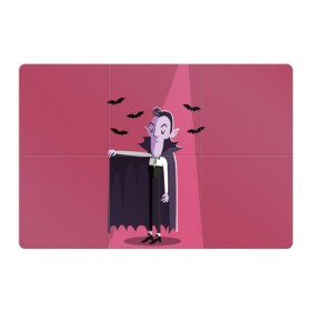 Магнитный плакат 3Х2 с принтом Дракула , Полимерный материал с магнитным слоем | 6 деталей размером 9*9 см | dracula | halloween | helloween | вампир | день всех святых | детям | для детей | хеллоуин | хеловин | хэллоуин