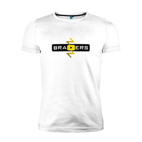 Мужская футболка премиум с принтом Brazzers Video , 92% хлопок, 8% лайкра | приталенный силуэт, круглый вырез ворота, длина до линии бедра, короткий рукав | brazzers | бразерс | браззерс | видео