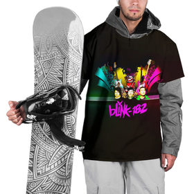 Накидка на куртку 3D с принтом Группа Blink-182 , 100% полиэстер |  | Тематика изображения на принте: 
