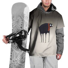 Накидка на куртку 3D с принтом Первый снег , 100% полиэстер |  | Тематика изображения на принте: зима | кот | котенок | котик | кошка | снег