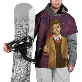 Накидка на куртку 3D с принтом 10 Доктор , 100% полиэстер |  | doctor who | tardis | доктор кто | тардис