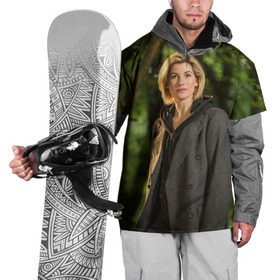 Накидка на куртку 3D с принтом Джоди Уиттакер , 100% полиэстер |  | Тематика изображения на принте: doctor who | tardis | доктор кто | тардис