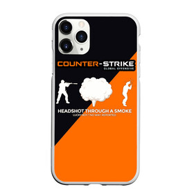Чехол для iPhone 11 Pro матовый с принтом Asiimov Headshot , Силикон |  | counter strike | cs | global offensive | go | headshot | контр страйк | контра