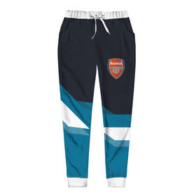 Женские брюки 3D с принтом Арсенал / FC Arsenal 2018 #1 , полиэстер 100% | прямой крой, два кармана без застежек по бокам, с мягкой трикотажной резинкой на поясе и по низу штанин. В поясе для дополнительного комфорта — широкие завязки | fc | геометрия | эмблема