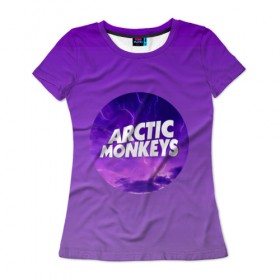Женская футболка 3D с принтом Arctic Monkeys , 100% полиэфир ( синтетическое хлопкоподобное полотно) | прямой крой, круглый вырез горловины, длина до линии бедер | алекс тёрнер | арктик | арктические мартышки | гаражный | группа | джейми кук | инди рок | манкис | музыка | мэтт хелдер | ник о мэлли | обезьяна | постпанк ривайвл | психоделический | рок