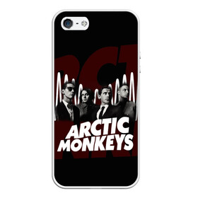 Чехол для iPhone 5/5S матовый с принтом Группа Arctic Monkeys , Силикон | Область печати: задняя сторона чехла, без боковых панелей | алекс тёрнер | арктик | арктические мартышки | гаражный | группа | дж ейми кук | инди рок | манкис | музыка | мэтт хелдер | ник о мэлли | обезьяна | постпанк ривайвл | психоделический | рок