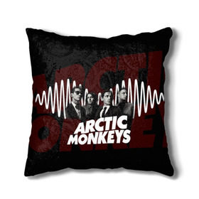 Подушка 3D с принтом Группа Arctic Monkeys , наволочка – 100% полиэстер, наполнитель – холлофайбер (легкий наполнитель, не вызывает аллергию). | состоит из подушки и наволочки. Наволочка на молнии, легко снимается для стирки | алекс тёрнер | арктик | арктические мартышки | гаражный | группа | дж ейми кук | инди рок | манкис | музыка | мэтт хелдер | ник о мэлли | обезьяна | постпанк ривайвл | психоделический | рок