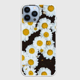Чехол для iPhone 13 Pro Max с принтом АРОМАШКИ | РОМАШКИ | 8 МАРТА, ,  |  | белый | желтый | красивые | красота | мода | модные | природа | растения | ромашка | ромашки | текстура | тренды | цветы