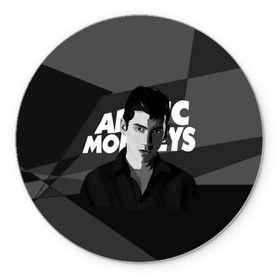 Коврик круглый с принтом Солист Arctic Monkeys , резина и полиэстер | круглая форма, изображение наносится на всю лицевую часть | arc | алекс тёрнер | арктик | арктические мартышки | гаражный | группа | джейми кук | инди рок | манкис | музыка | мэтт хелдер | ник о мэлли | обезьяна | постпанк ривайвл | психоделический | рок