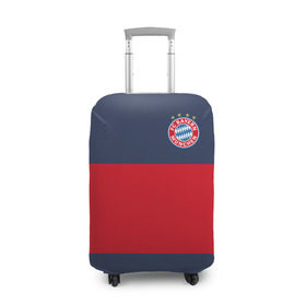 Чехол для чемодана 3D с принтом Bayern Munchen - Red-Blue FCB (2018 NEW) , 86% полиэфир, 14% спандекс | двустороннее нанесение принта, прорези для ручек и колес | Тематика изображения на принте: 0x000000123 | bayern munchen | fcb | football | бавария мюнхен | футбол