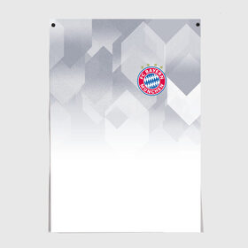 Постер с принтом Bayern Munchen - Fresh Design (2018 NEW) , 100% бумага
 | бумага, плотность 150 мг. Матовая, но за счет высокого коэффициента гладкости имеет небольшой блеск и дает на свету блики, но в отличии от глянцевой бумаги не покрыта лаком | bayern munchen | fcb | football | бавария мюнхен