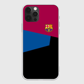 Чехол для iPhone 12 Pro Max с принтом FC Barcelona 2018 #5 , Силикон |  | Тематика изображения на принте: fcb | барселона | геометрия | футбольный клуб