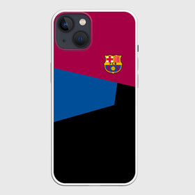 Чехол для iPhone 13 с принтом FC Barcelona 2018 5 ,  |  | fcb | барселона | геометрия | футбольный клуб