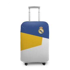 Чехол для чемодана 3D с принтом Real Madrid 2018 #6 , 86% полиэфир, 14% спандекс | двустороннее нанесение принта, прорези для ручек и колес | emirates | fc | real madrid | клуб | мяч | реал мадрид