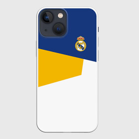 Чехол для iPhone 13 mini с принтом REAL MADRID GEOMETRY SPORT ,  |  | emirates | fc | real madrid | клуб | мяч | реал мадрид