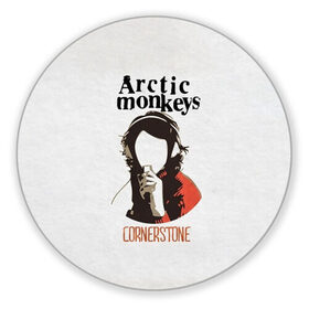 Коврик круглый с принтом Arctic Monkeys cornerstone , резина и полиэстер | круглая форма, изображение наносится на всю лицевую часть | алекс тёрнер | арктик | арктические мартышки | гаражный | группа | джейми кук | инди рок | манкис | музыка | мэтт хелдер | ник о мэлли | обезьяна | постпанк ривайвл | психоделический | рок