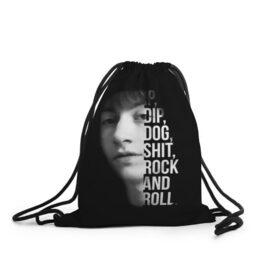 Рюкзак-мешок 3D с принтом Солист Arctic Monkeys , 100% полиэстер | плотность ткани — 200 г/м2, размер — 35 х 45 см; лямки — толстые шнурки, застежка на шнуровке, без карманов и подкладки | 