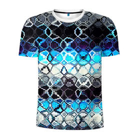 Мужская футболка 3D спортивная с принтом frost psychedelic , 100% полиэстер с улучшенными характеристиками | приталенный силуэт, круглая горловина, широкие плечи, сужается к линии бедра | 