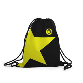 Рюкзак-мешок 3D с принтом FC Borussia Dortmund 2018 , 100% полиэстер | плотность ткани — 200 г/м2, размер — 35 х 45 см; лямки — толстые шнурки, застежка на шнуровке, без карманов и подкладки | боруссия | дортмунд