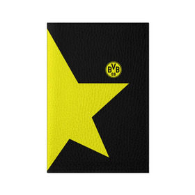 Обложка для паспорта матовая кожа с принтом FC Borussia Dortmund 2018 , натуральная матовая кожа | размер 19,3 х 13,7 см; прозрачные пластиковые крепления | Тематика изображения на принте: боруссия | дортмунд