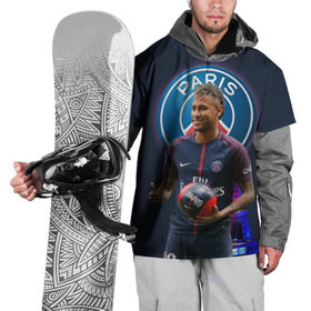 Накидка на куртку 3D с принтом Neymar PSG , 100% полиэстер |  | Тематика изображения на принте: neymar psg | неймар | неймар псж | псж | футбол