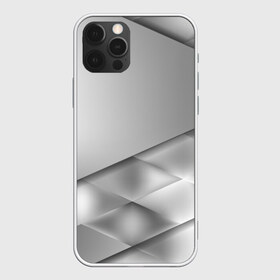 Чехол для iPhone 12 Pro Max с принтом Grey rhombuses , Силикон |  | Тематика изображения на принте: grey | абстракция | геометрия | ромб | текстура