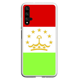 Чехол для Honor 20 с принтом Флаг Таджикистана , Силикон | Область печати: задняя сторона чехла, без боковых панелей | парчами точикистон | таджикистан | точикистон | флаг | флаг таджикистана