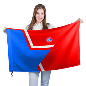 Флаг 3D с принтом ФК Бавария 2018 Звезда , 100% полиэстер | плотность ткани — 95 г/м2, размер — 67 х 109 см. Принт наносится с одной стороны | bayern | fly fc | бавария | спорт | футбольный клуб