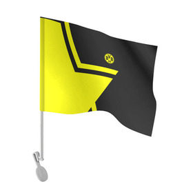 Флаг для автомобиля с принтом FC Borussia Dortmund 2018 Star , 100% полиэстер | Размер: 30*21 см | borussia | fc | football | football club | sport | боруссия | спорт | спортивные | униформа | фирменные цвета | фк | футбол | футбольный клуб