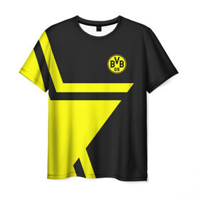 Мужская футболка 3D с принтом FC Borussia Dortmund 2018 Star , 100% полиэфир | прямой крой, круглый вырез горловины, длина до линии бедер | borussia | fc | football | football club | sport | боруссия | спорт | спортивные | униформа | фирменные цвета | фк | футбол | футбольный клуб