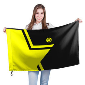 Флаг 3D с принтом FC Borussia Dortmund 2018 Star , 100% полиэстер | плотность ткани — 95 г/м2, размер — 67 х 109 см. Принт наносится с одной стороны | borussia | fc | football | football club | sport | боруссия | спорт | спортивные | униформа | фирменные цвета | фк | футбол | футбольный клуб