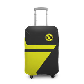 Чехол для чемодана 3D с принтом FC Borussia Dortmund 2018 Star , 86% полиэфир, 14% спандекс | двустороннее нанесение принта, прорези для ручек и колес | borussia | fc | football | football club | sport | боруссия | спорт | спортивные | униформа | фирменные цвета | фк | футбол | футбольный клуб