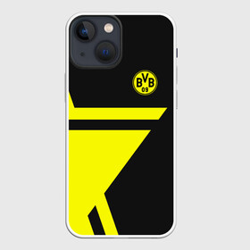 Чехол для iPhone 13 mini с принтом BORUSSIA ,  |  | borussia | fc | football | football club | sport | боруссия | спорт | спортивные | униформа | фирменные цвета | фк | футбол | футбольный клуб