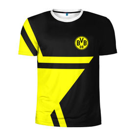 Мужская футболка 3D спортивная с принтом FC Borussia Dortmund 2018 Star , 100% полиэстер с улучшенными характеристиками | приталенный силуэт, круглая горловина, широкие плечи, сужается к линии бедра | borussia | fc | football | football club | sport | боруссия | спорт | спортивные | униформа | фирменные цвета | фк | футбол | футбольный клуб