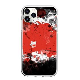 Чехол для iPhone 11 Pro Max матовый с принтом Брызги и пятна , Силикон |  | Тематика изображения на принте: белый | грязь | красный | кровь | пятна | черный