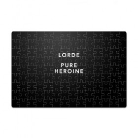 Пазл магнитный 126 элементов с принтом Lorde , полимерный материал с магнитным слоем | 126 деталей, размер изделия —  180*270 мм | Тематика изображения на принте: 