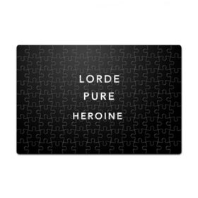 Пазл магнитный 126 элементов с принтом Lorde , полимерный материал с магнитным слоем | 126 деталей, размер изделия —  180*270 мм | Тематика изображения на принте: 