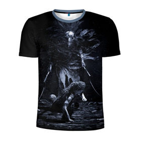 Мужская футболка 3D спортивная с принтом HellBlade , 100% полиэстер с улучшенными характеристиками | приталенный силуэт, круглая горловина, широкие плечи, сужается к линии бедра | hellblade