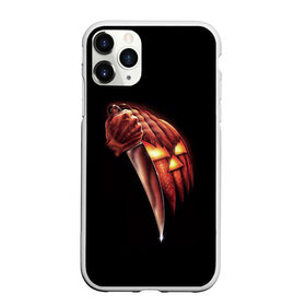 Чехол для iPhone 11 Pro Max матовый с принтом Хэллоуин , Силикон |  | halloween | helloween | день всех святых | джон | карпентер | классика | майк майерс | майкл майерс | постер | фильм ужасов | хеллоуин | хеловин | хэллоуин