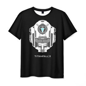 Мужская футболка 3D с принтом Titanfall , 100% полиэфир | прямой крой, круглый вырез горловины, длина до линии бедер | мех | мехи | пилот | пилоты | спектр | спектры | титан